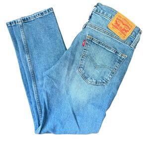 Levi's 511 Classic Slim Fit 32x29‎ Mens Blue Jean Medium Wash Clean Denim Casual